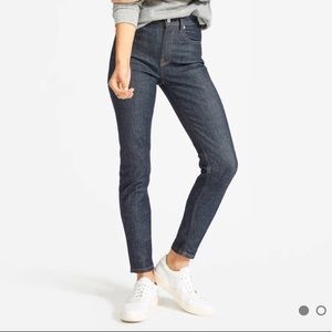 NWT Everlane The High Rise Skinny Ankle Jean Sz 25